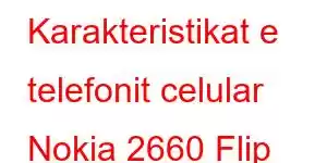 Karakteristikat e telefonit celular Nokia 2660 Flip