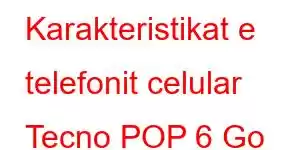 Karakteristikat e telefonit celular Tecno POP 6 Go