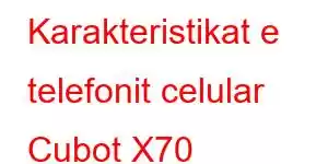 Karakteristikat e telefonit celular Cubot X70