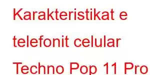 Karakteristikat e telefonit celular Techno Pop 11 Pro