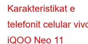 Karakteristikat e telefonit celular vivo iQOO Neo 11