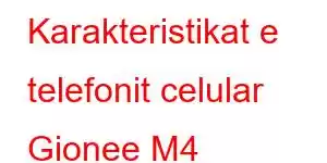 Karakteristikat e telefonit celular Gionee M4