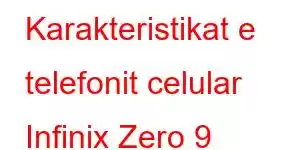 Karakteristikat e telefonit celular Infinix Zero 9