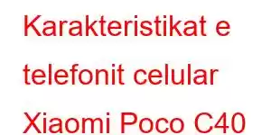 Karakteristikat e telefonit celular Xiaomi Poco C40