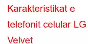 Karakteristikat e telefonit celular LG Velvet