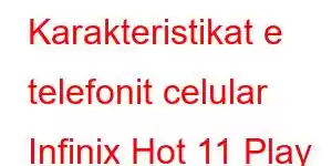 Karakteristikat e telefonit celular Infinix Hot 11 Play