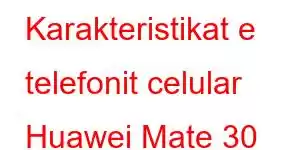 Karakteristikat e telefonit celular Huawei Mate 30