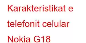 Karakteristikat e telefonit celular Nokia G18