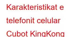 Karakteristikat e telefonit celular Cubot KingKong Star