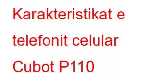 Karakteristikat e telefonit celular Cubot P110