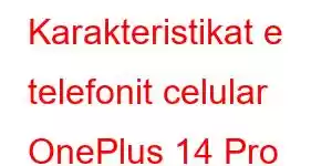 Karakteristikat e telefonit celular OnePlus 14 Pro