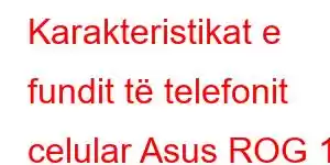 Karakteristikat e fundit të telefonit celular Asus ROG 11