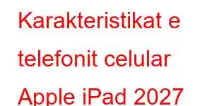 Karakteristikat e telefonit celular Apple iPad 2027