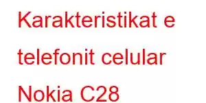 Karakteristikat e telefonit celular Nokia C28