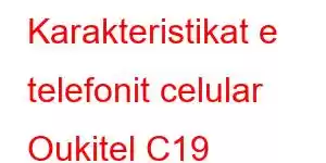 Karakteristikat e telefonit celular Oukitel C19