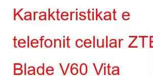 Karakteristikat e telefonit celular ZTE Blade V60 Vita