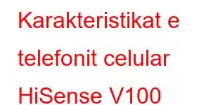 Karakteristikat e telefonit celular HiSense V100