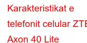 Karakteristikat e telefonit celular ZTE Axon 40 Lite