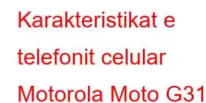 Karakteristikat e telefonit celular Motorola Moto G31