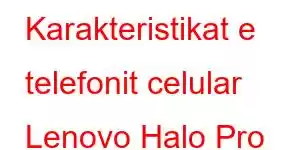 Karakteristikat e telefonit celular Lenovo Halo Pro