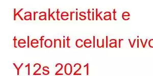 Karakteristikat e telefonit celular vivo Y12s 2021