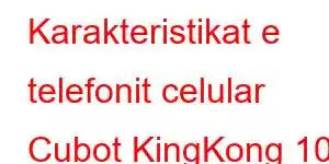 Karakteristikat e telefonit celular Cubot KingKong 10