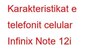 Karakteristikat e telefonit celular Infinix Note 12i