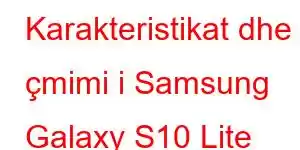 Karakteristikat dhe çmimi i Samsung Galaxy S10 Lite