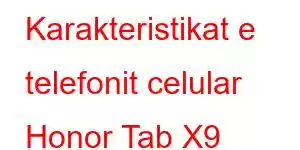 Karakteristikat e telefonit celular Honor Tab X9