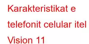 Karakteristikat e telefonit celular itel Vision 11