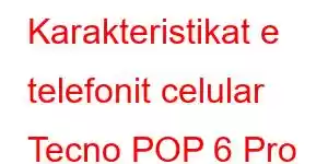 Karakteristikat e telefonit celular Tecno POP 6 Pro