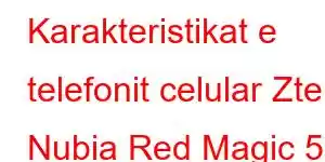 Karakteristikat e telefonit celular Zte Nubia Red Magic 5s