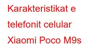 Karakteristikat e telefonit celular Xiaomi Poco M9s