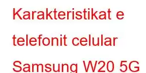 Karakteristikat e telefonit celular Samsung W20 5G