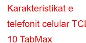 Karakteristikat e telefonit celular TCL 10 TabMax