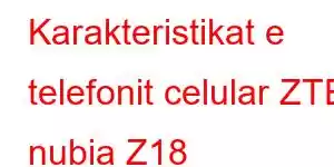 Karakteristikat e telefonit celular ZTE nubia Z18