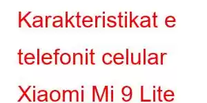 Karakteristikat e telefonit celular Xiaomi Mi 9 Lite