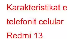 Karakteristikat e telefonit celular Redmi 13