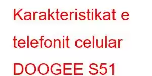 Karakteristikat e telefonit celular DOOGEE S51