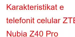 Karakteristikat e telefonit celular ZTE Nubia Z40 Pro Outcast Edition